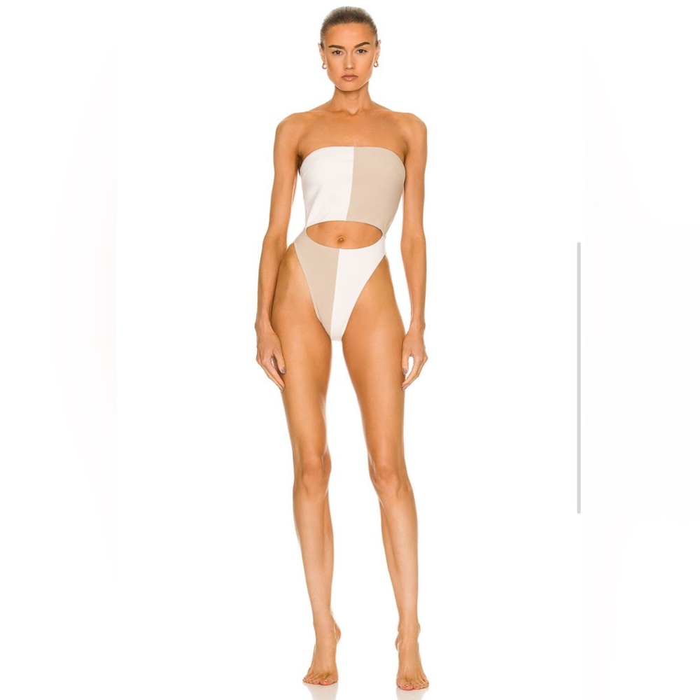 Matthew Bruch Daria Colorblock Swimsuit